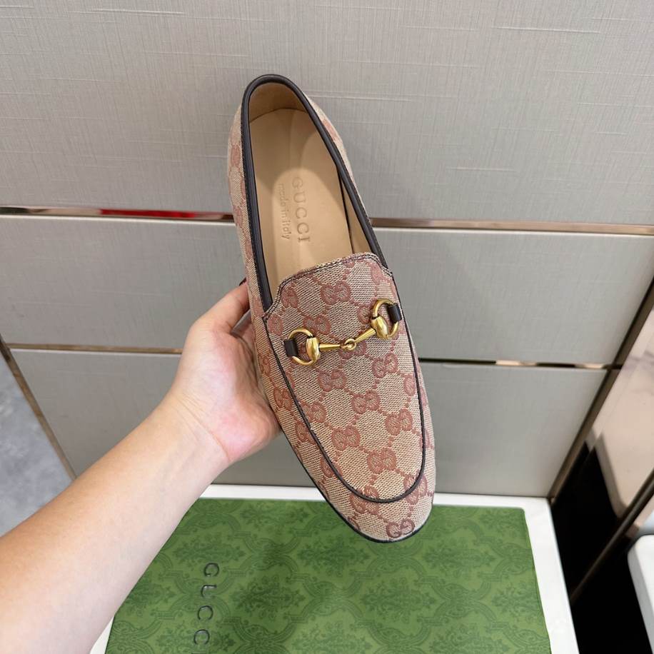 Gucci Slipper Flacher Brown Loafer – GL080