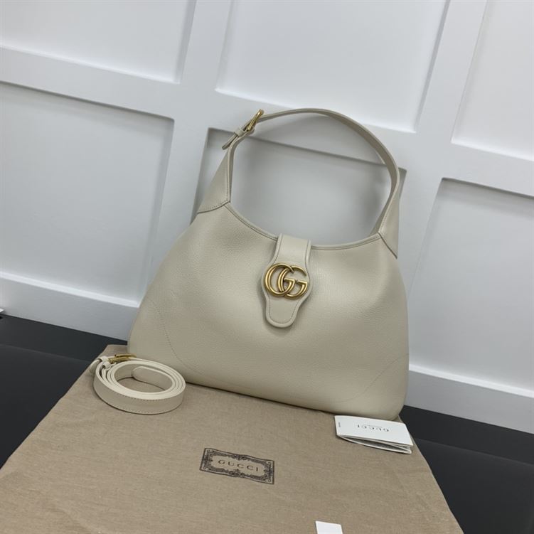 GUCCI APHRODITE MEDIUM SHOULDER BAG IN WHITE LEATHER – GB48