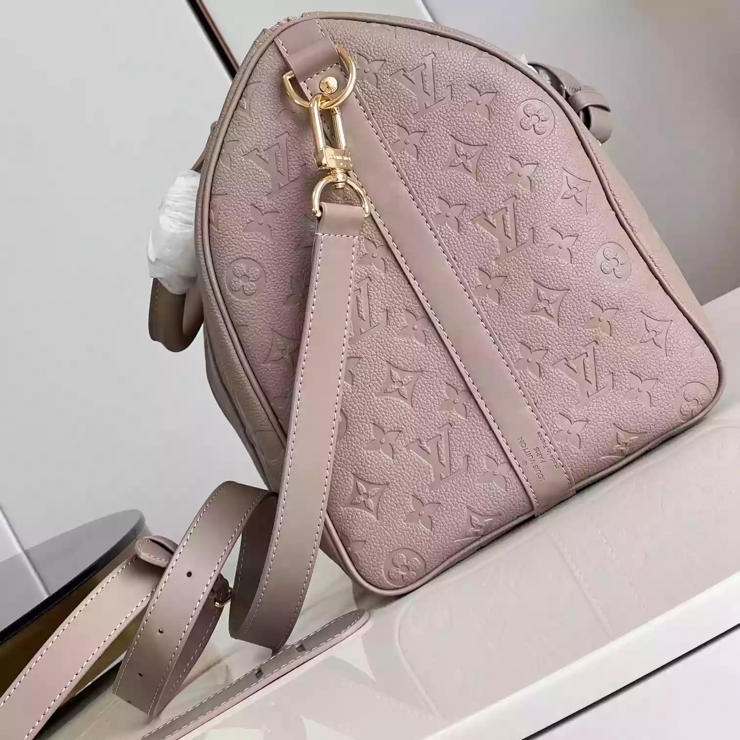 KEEPALL BANDOULIERE 45 MONOGRAM EMPREINTE M46114 – LW380