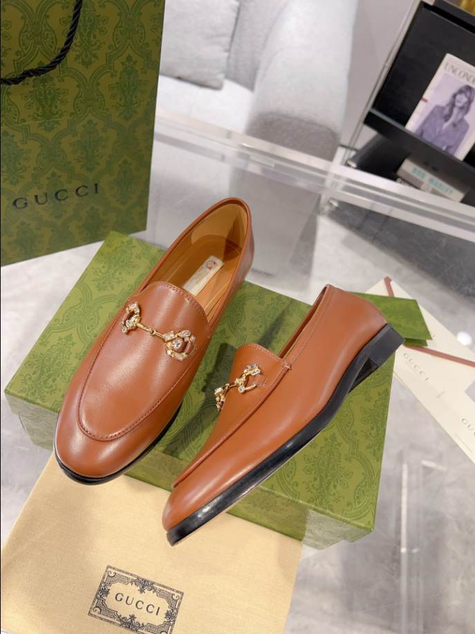 Gucci Jordaan Brown Loafer – GL068