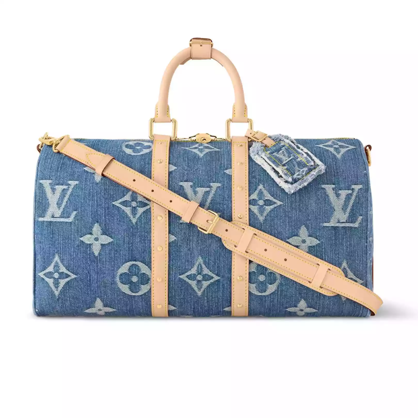 KEEPALL BANDOULIERE 45 BAG MONOGRAM DENIM M24315 – LW370