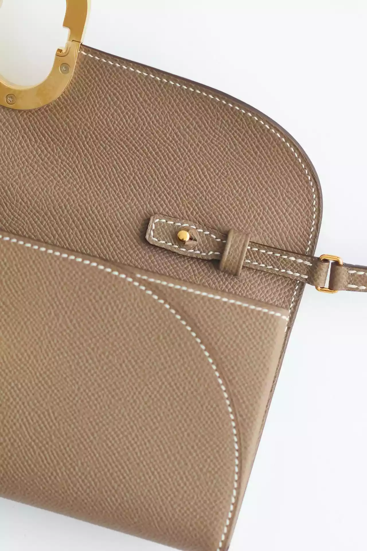 Hermes Maillon To Go Wallet in Taupe Epsom Calfskin – HW176