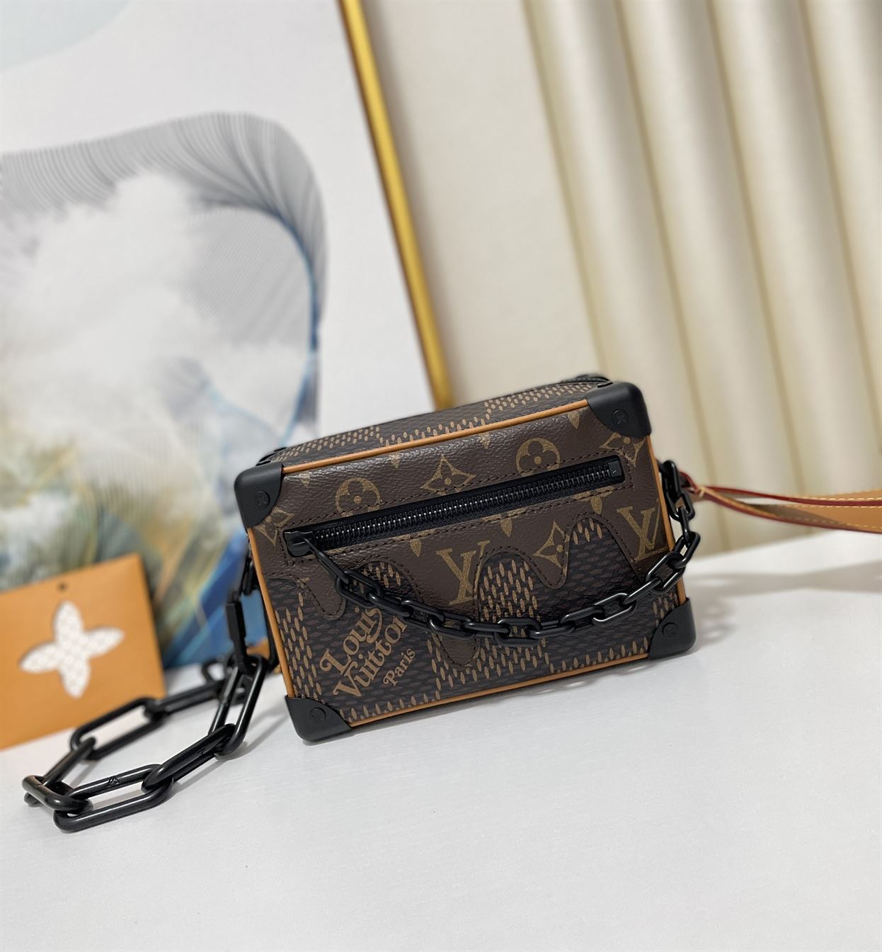 LOUIS VUITTON MINI SOFT TRUNK DAMIER EBENE – LVB070