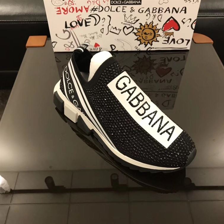 DOLCE & GABBANA SORRENTO SNEAKERS WITH CRYSTALS – DG029