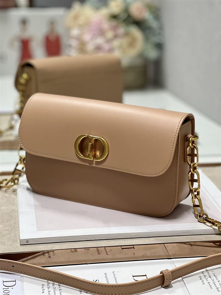 DIOR 30 MONTAIGNE AVENUE BAG BEIGE BOX CALFSKIN – DOB105