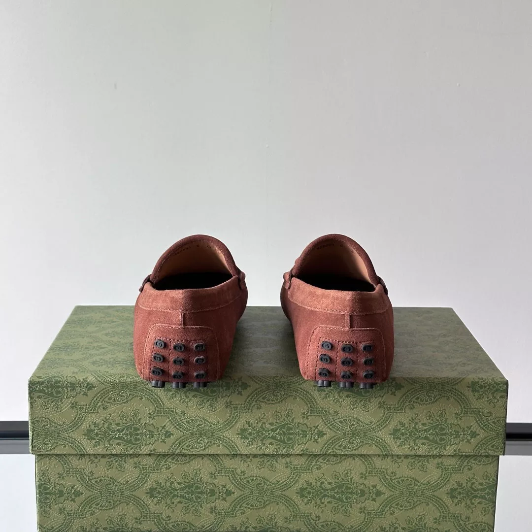 MEN’S DRIVER WITH HORSEBIT IN BROWN – GL096