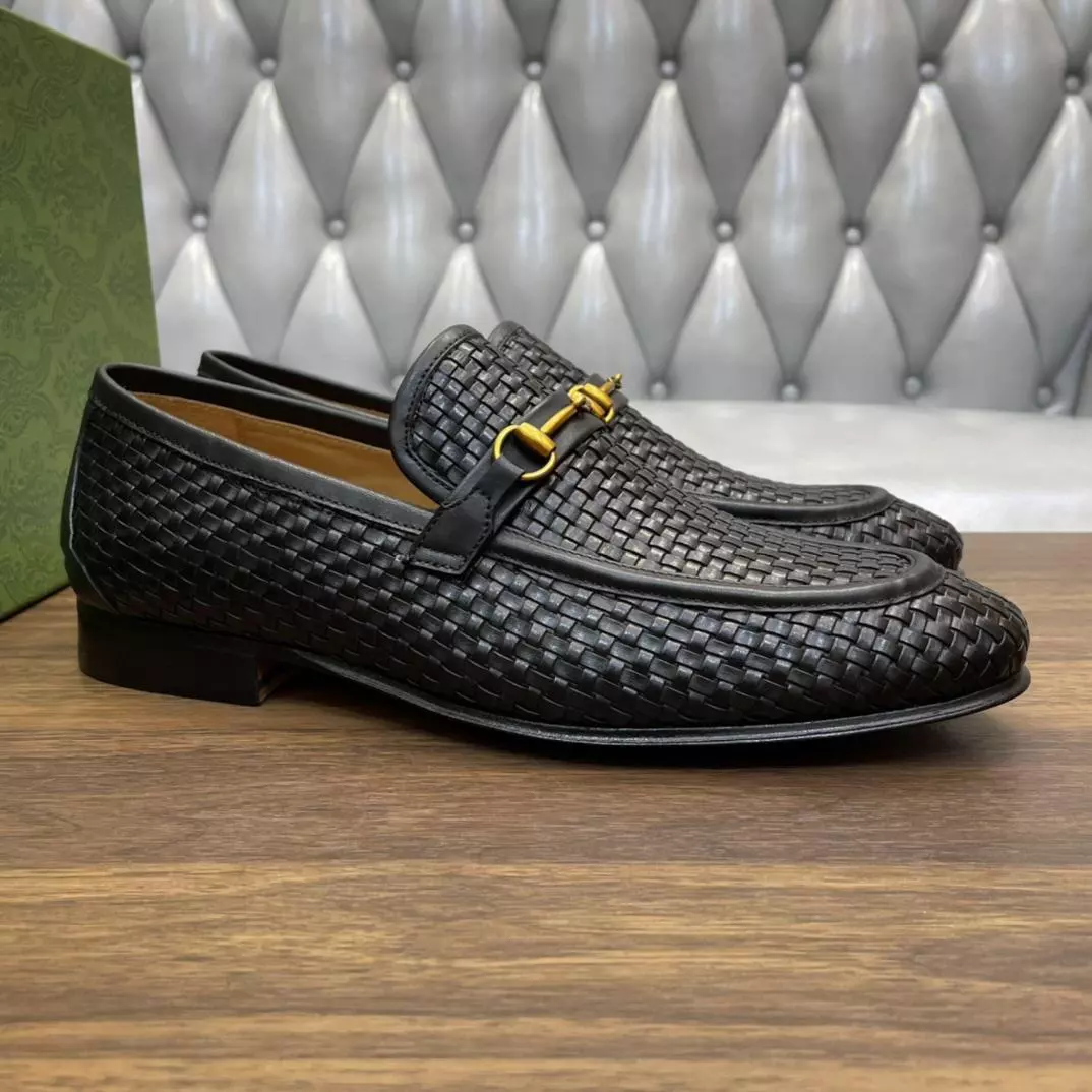 MEN’S HORSEBIT LOAFERS BLACK – GL116