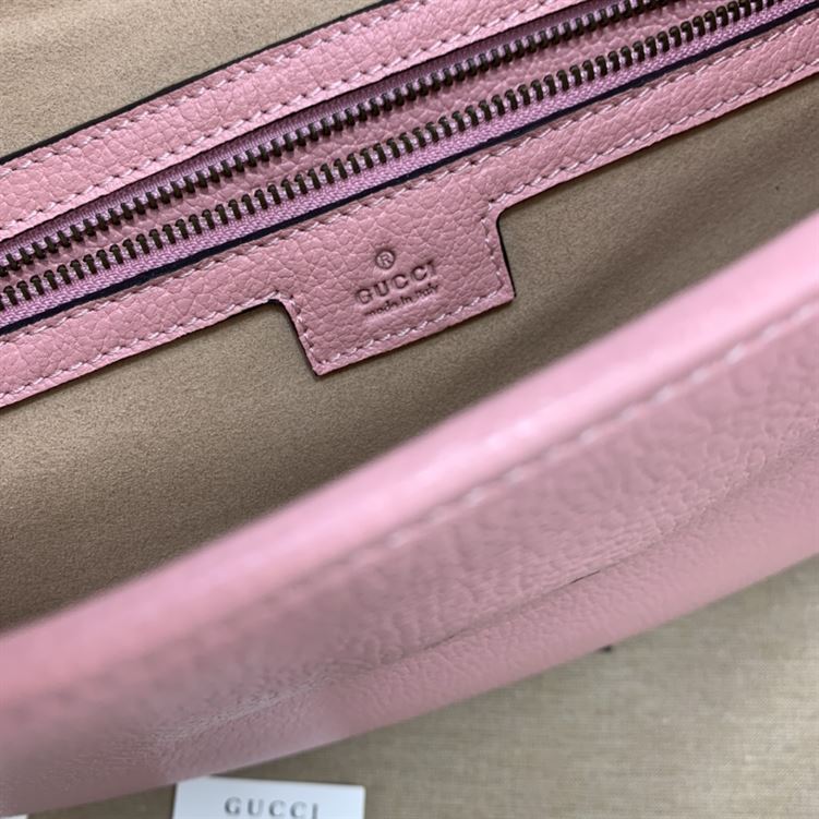 GUCCI APHRODITE MEDIUM SHOULDER BAG IN LIGHT PINK LEATHER – GB46