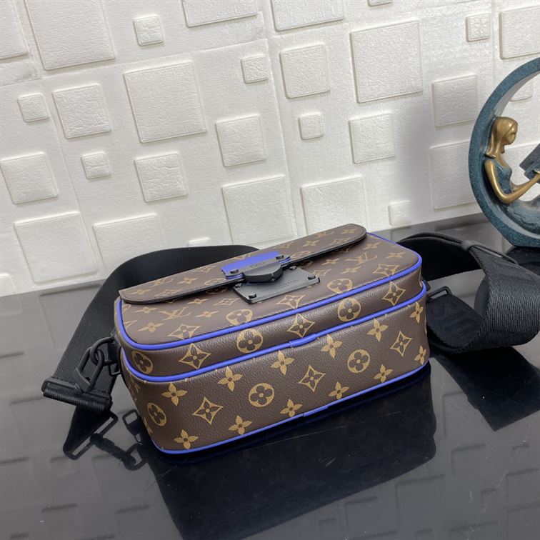 LOUIS VUITTON S LOCK MESSENGER MONOGRAM MACASSAR – LVB047