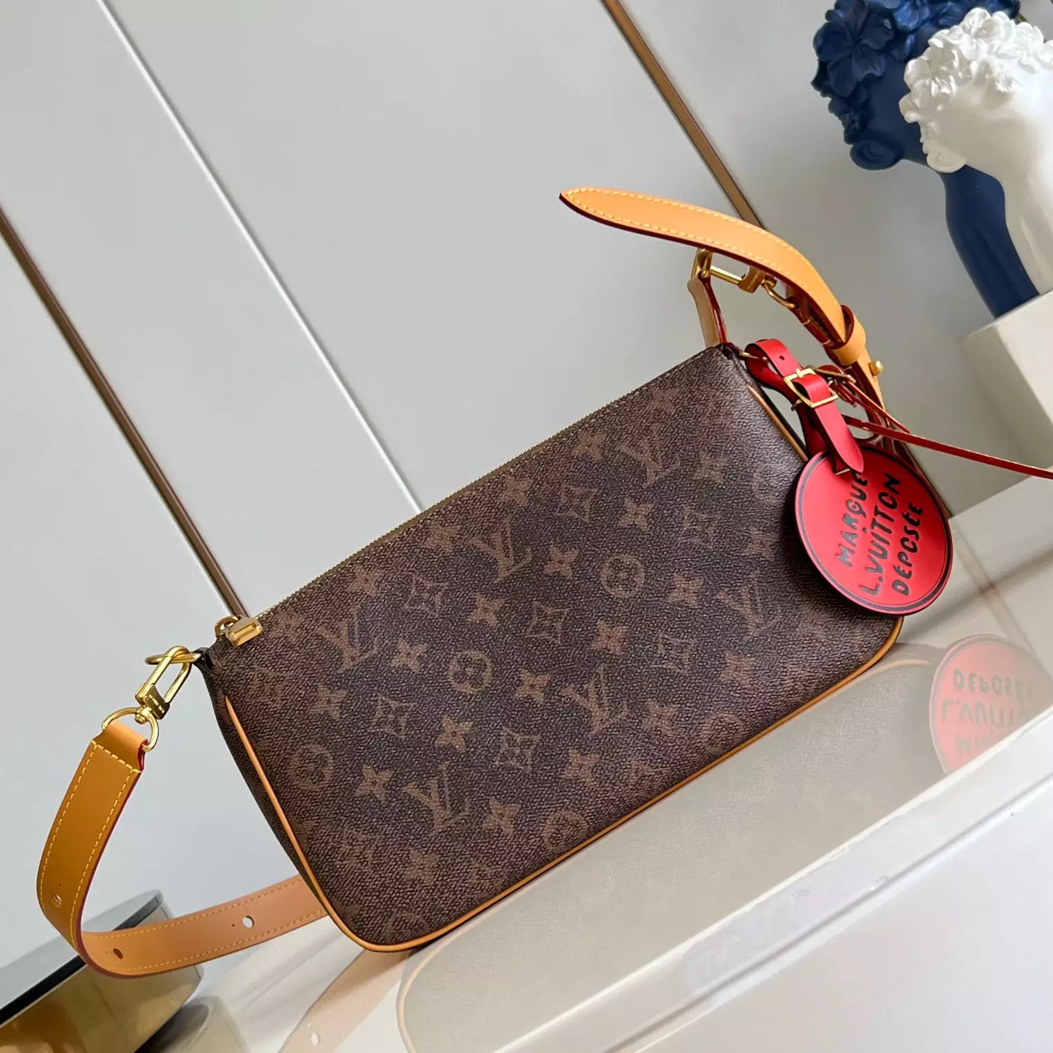 POCHETTE ACCESSOIRE XL BROWN MONOGRAM DUST CANVAS M11623 – LW435