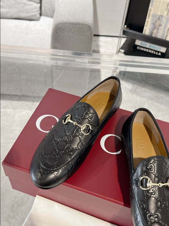 Gucci Horsebit Black GC Monogram Loafer – GL062