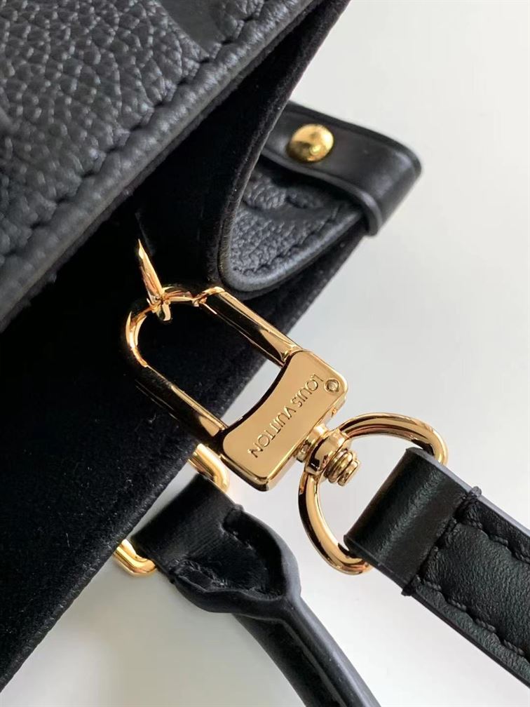 LOUIS VUITTON ONTHEGO PM BLACK MONOGRAM EMPREINTE – LW033