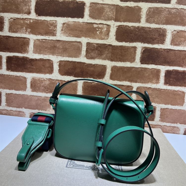 GUCCI HORSEBIT 1955 SMALL SHOULDER BAG GREEN LEATHER – GB25