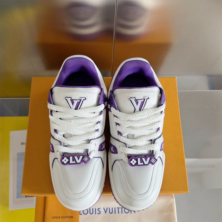 LOUIS VUITTON LV TRAINER MAXI SNEAKER VIOLET – LVS199