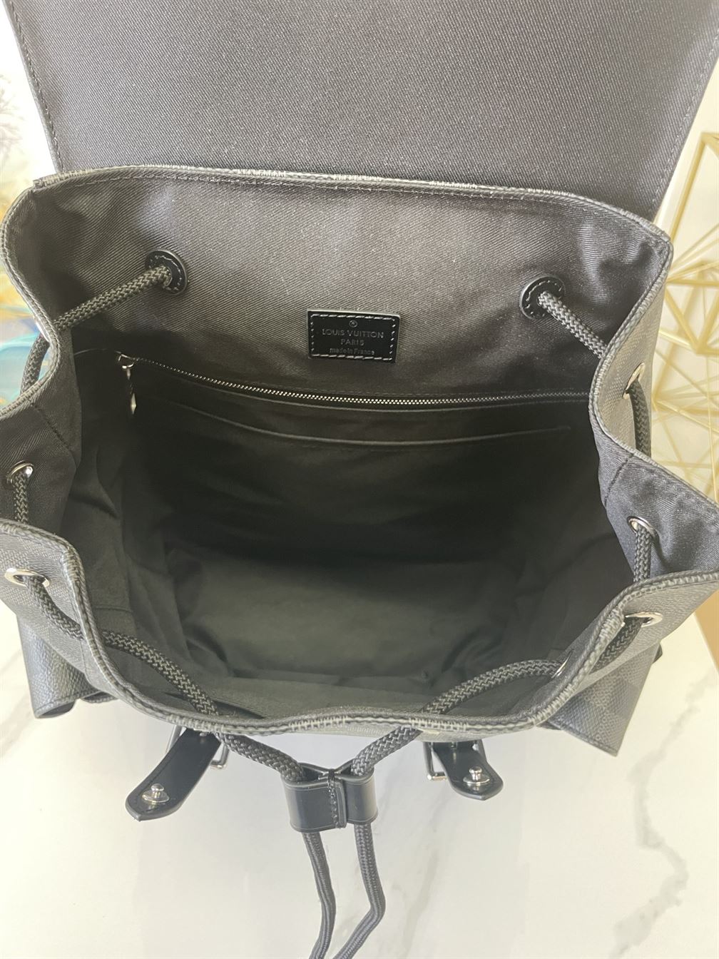 LOUIS VUITTON CHRISTOPHER BACKPACK DAMIER GRAPHITE CANVAS – LVB021