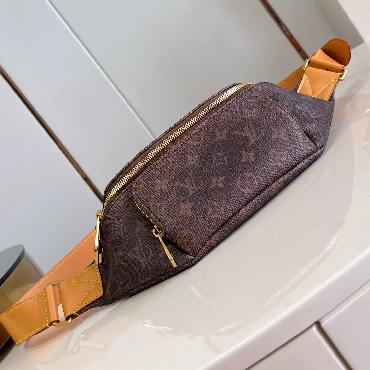 Rush Bumbag Brown Monogram Dust Canvas M11539 – LW223