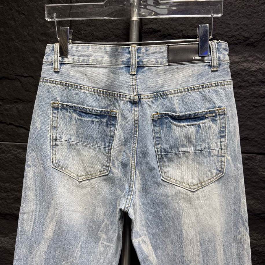 Amiri White Blue Jeans – AMIJ038