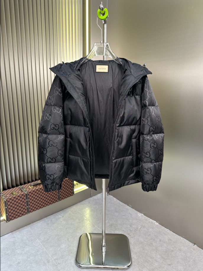 GUCCI Black Hooded Jacket – GCJ053