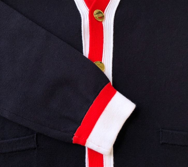 GUCCI KNIT WOOL CARDIGAN WITH PATCH – GCK033