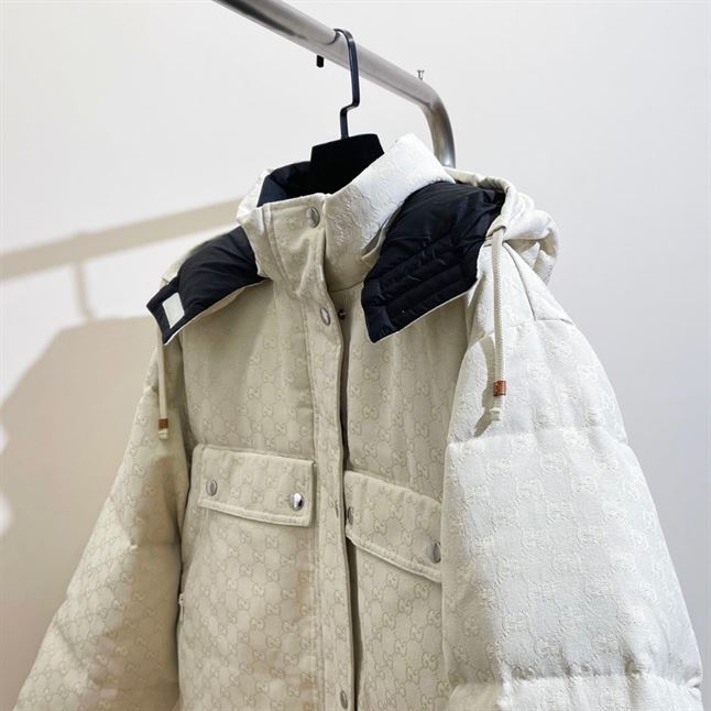 GUCCI GG COTTON CANVAS PUFFER JACKET – GCJ034