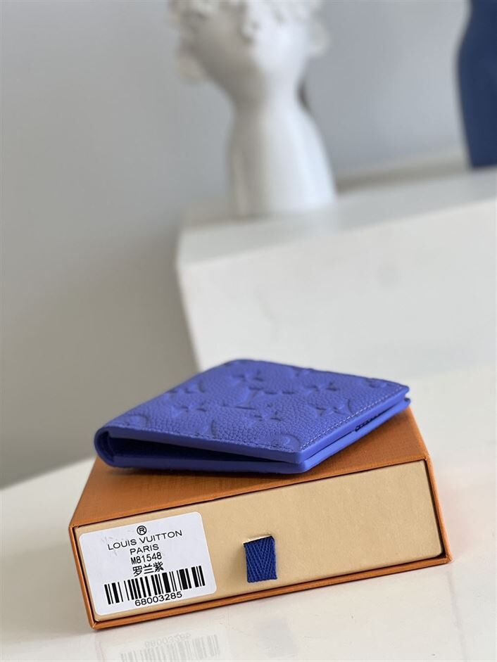 LOUIS VUITTON MULTIPLE WALLET IN BLUE – WLV038