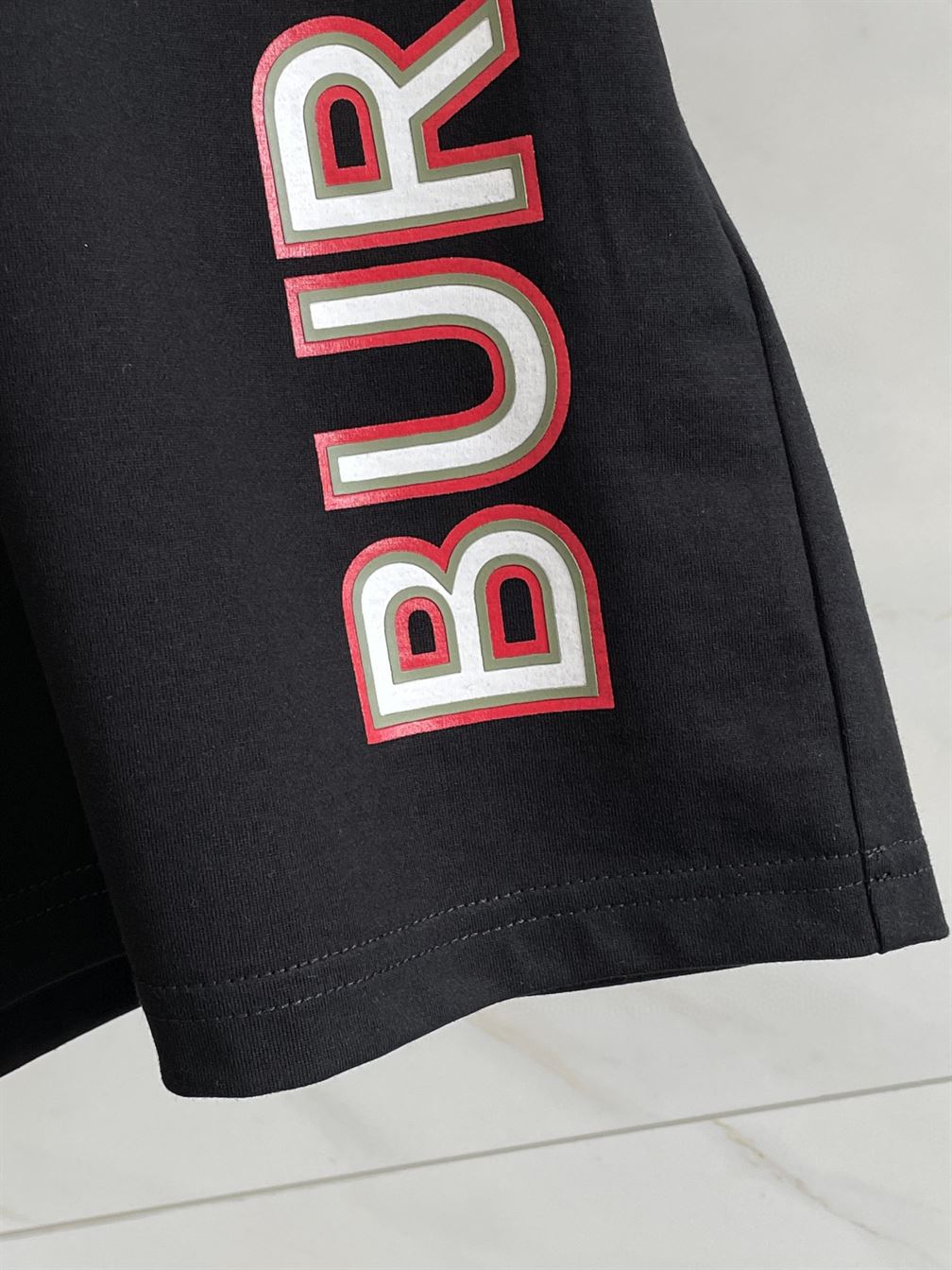 BURBERRY LOGO PRINT COTTON T-SHIRT – BRS032