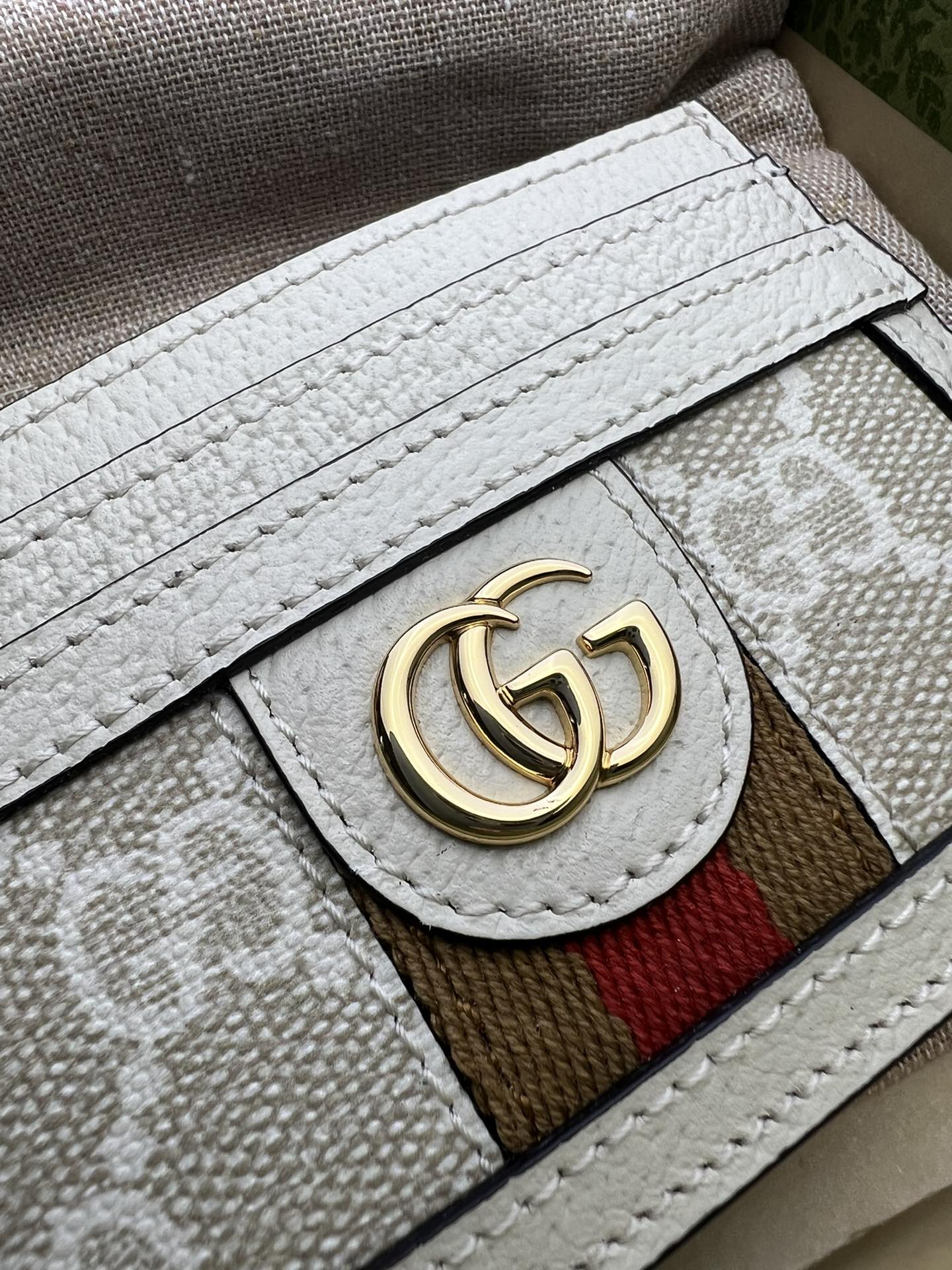 GUCCI OHIDIA MONOGRAM CARD HOLDER – WLG041