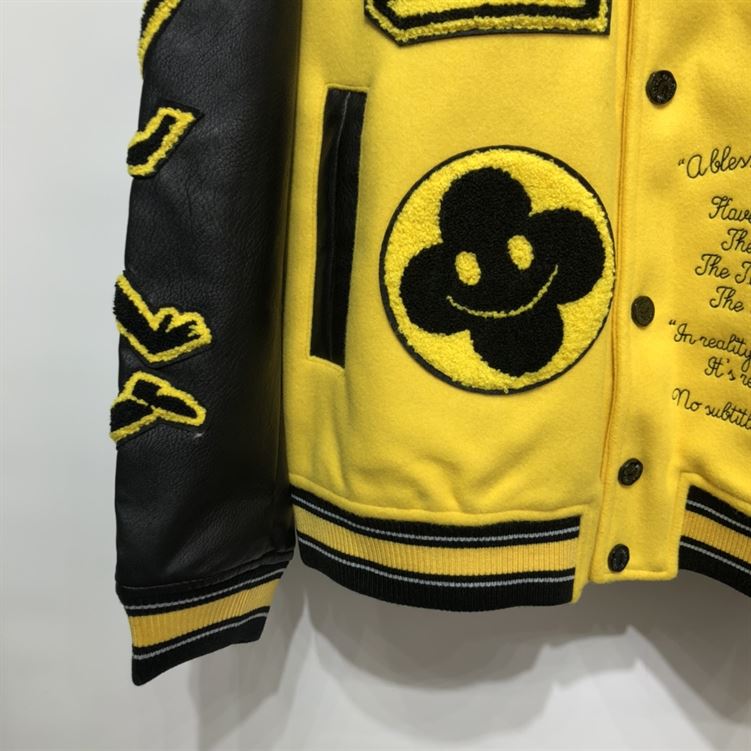 LOUIS VUITTON LEATHER EMBROIDERED VARSITY – LVC004