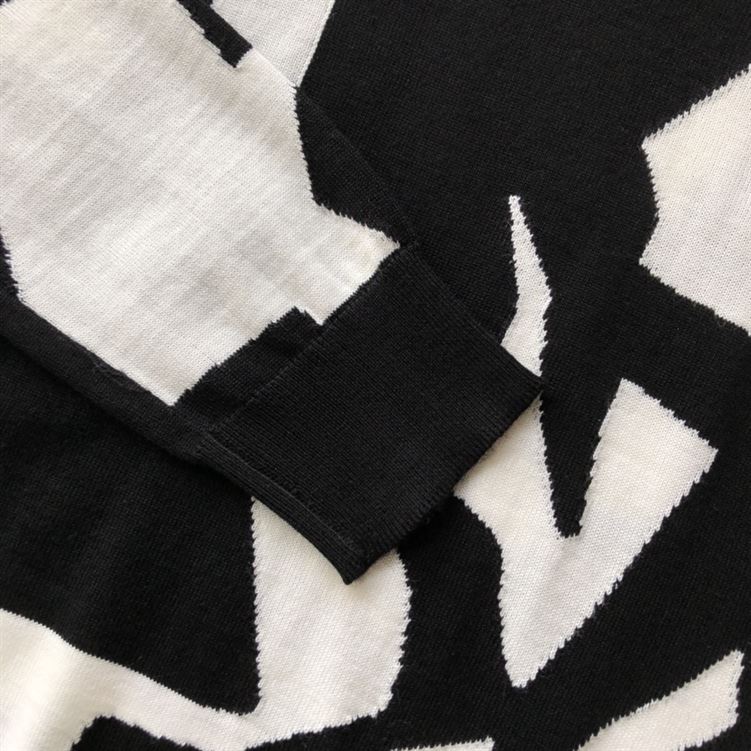 LOUIS VUITTON ABSTRACT HOUNDSTOOTH CREWNECK – LVH028