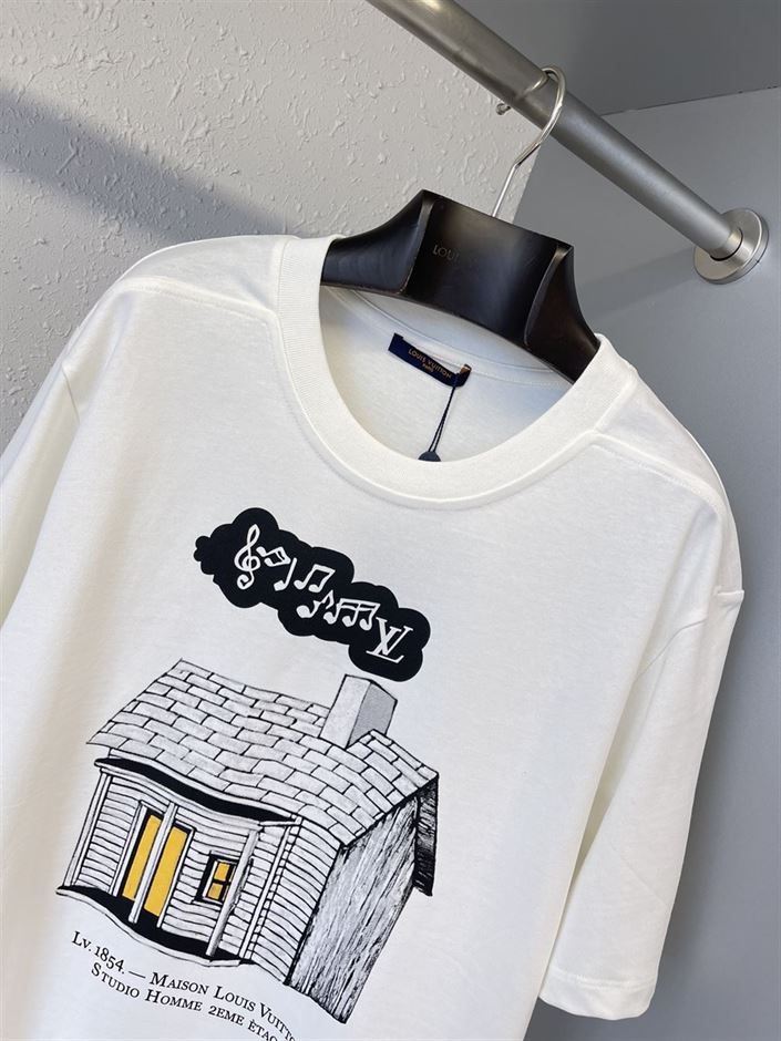 LOUIS VUITTON HOUSE PRINTED T-SHIRT – LVTS043