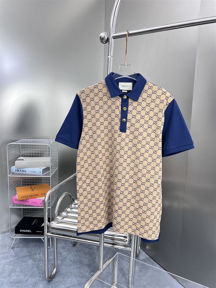 GUCCI MAXI GG SILK COTTON POLO – GGS044