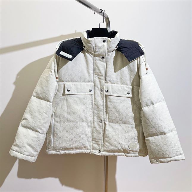 GUCCI GG COTTON CANVAS PUFFER JACKET – GCJ034