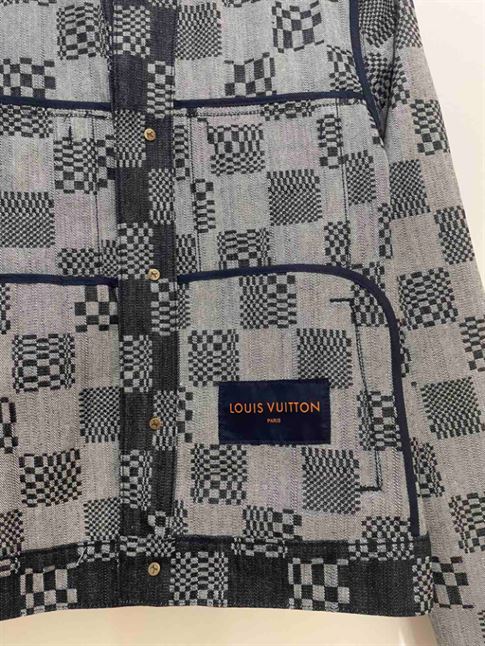 LOUIS VUITTON DISTORTED DAMIER DENIM JACKET – LVC039