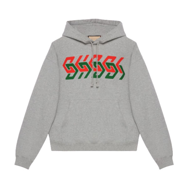 GUCCI CHAIN PRINT HOODED SWEATSHIRT – GCK023