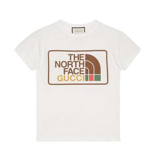 THE NORTH FACE X GUCCI OVERSIZE T-SHIRT IN WHITE – GGS001