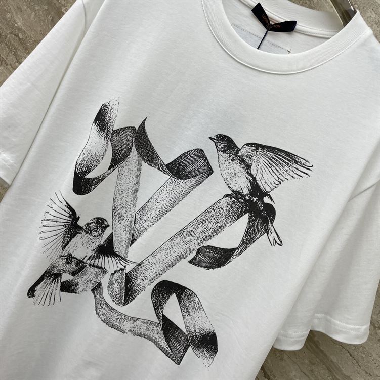 LOUIS VUITTON PRINTED COTTON T-SHIRT – LVTS063