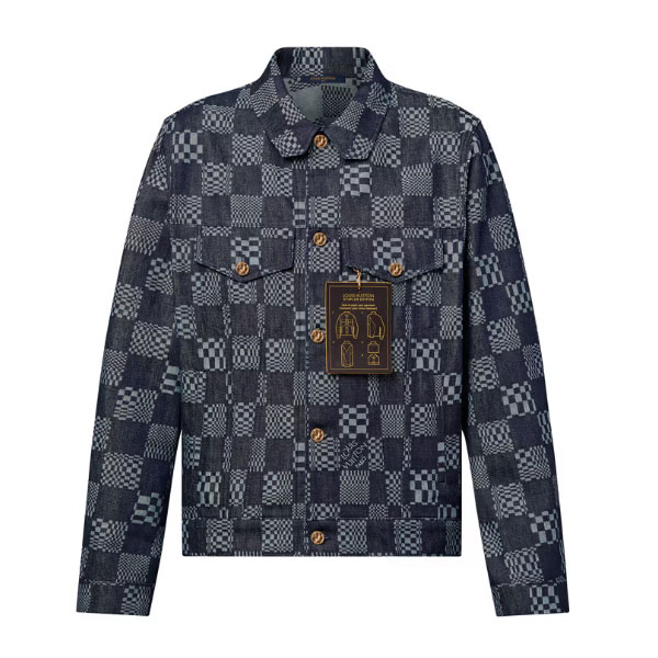 LOUIS VUITTON DISTORTED DAMIER DENIM JACKET – LVC039