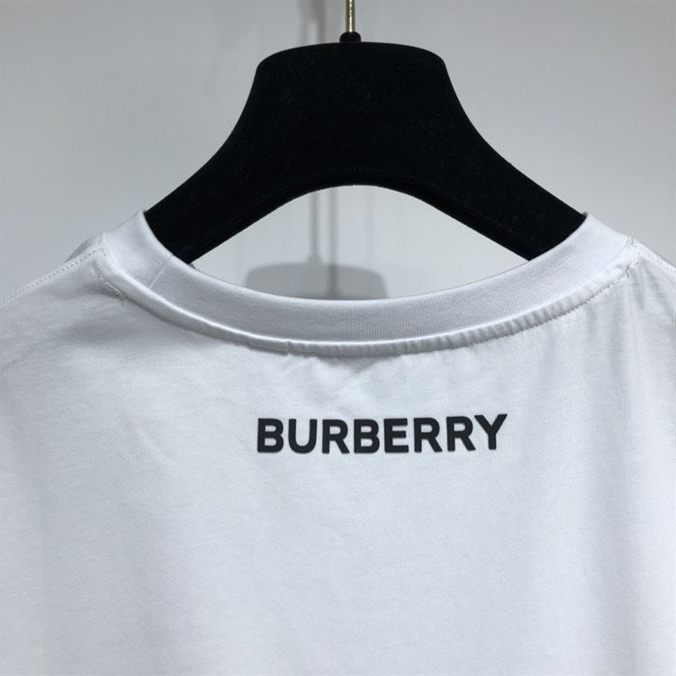 BURBERRY LETTER GRAPHIC COTTON OVERSIZED T-SHIRT – BRS019