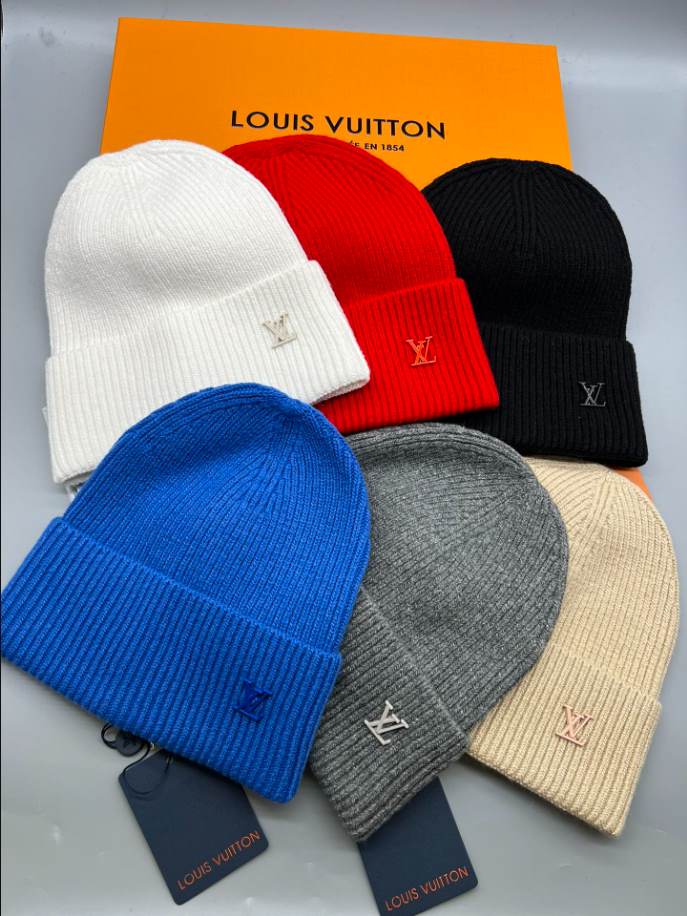 Louis Vuitton Ahead Cream Beanie Hats – LVC011