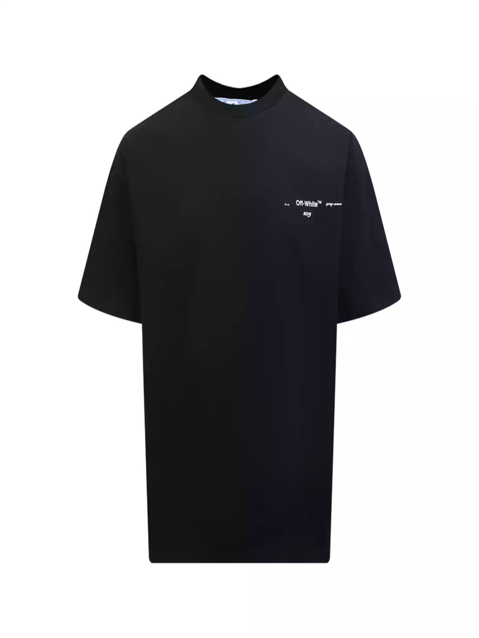 Off White Colour Painting Diagonals Arrows Tee Black – OWS008