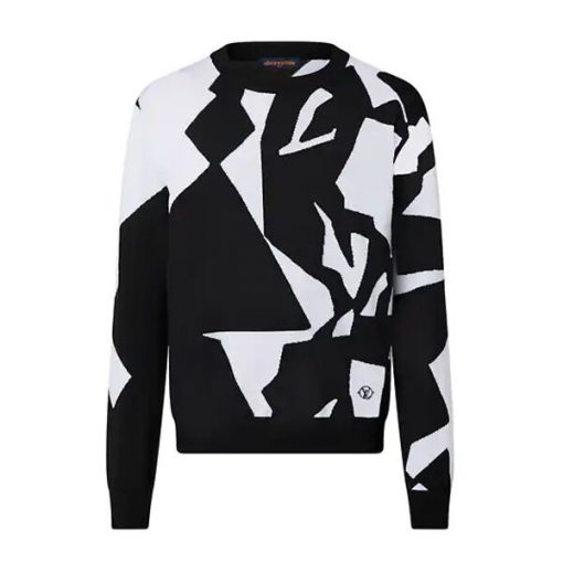 LOUIS VUITTON ABSTRACT HOUNDSTOOTH CREWNECK – LVH028