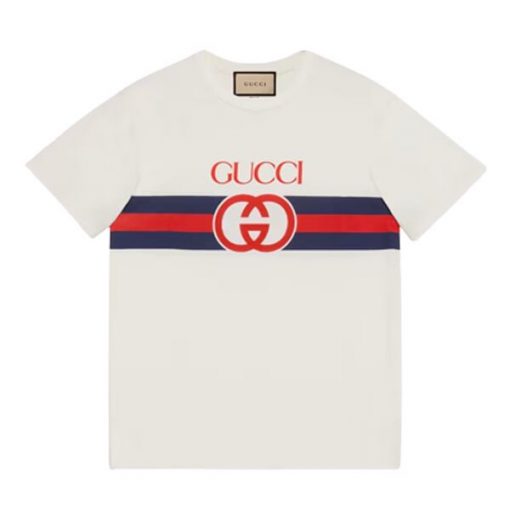 GUCCI INTERLOCKING G COTTON T-SHIRT – GGS028