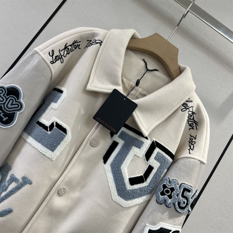 LOUIS VUITTON MULTI PATCHES MIXED LEATHER VARSITY BLOUSON – LVC014