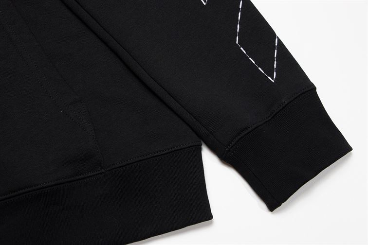 OFF-WHITE STITCH ARR DIAGS KNIW HOODIE – OS019