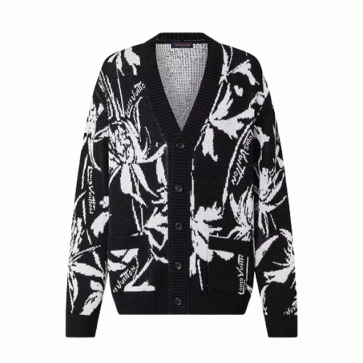 LOUIS VUITTON THISTLE JACQUARD CARDIGAN – LVH049