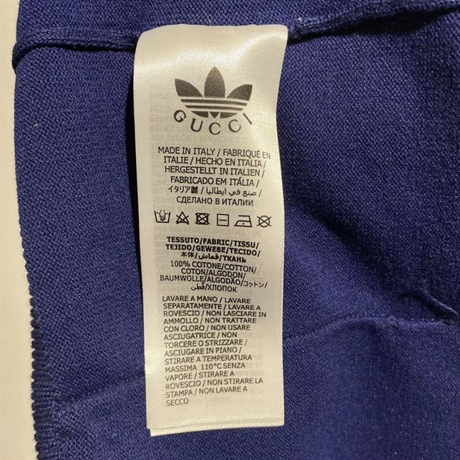 GUCCI X ADIDAS WOOL SWEATSHIRT DARK BLUE – GCK044