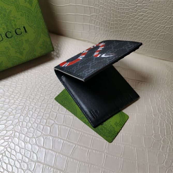 GUCCI KINGSNAKE PRINT GG SUPREME WALLET – WLG002