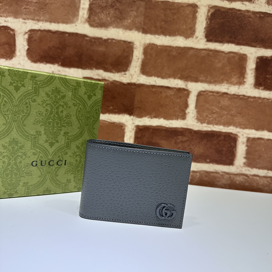 GUCCI GG BI-FOLD WALLET BLACK LEATHER – WLG039