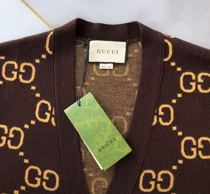 GUCCI GG SUPREME INTARSIA CARDIGAN – GCK032