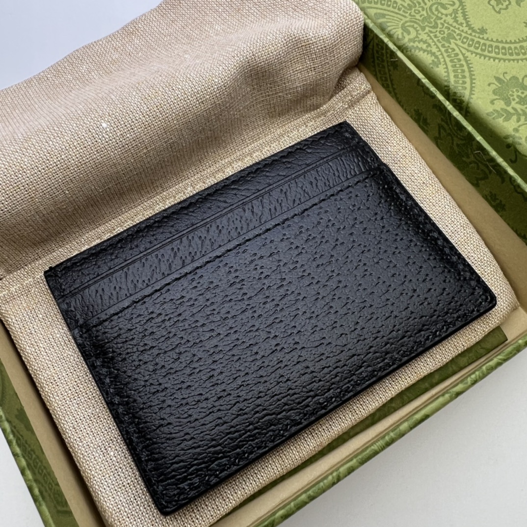 GUCCI BLACK HORSEBIT CARD HOLDER – WLG046
